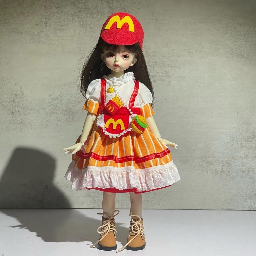 Niedliches 30cm Puppenoutfit Ersatzkleidung 1/6 BJD Puppe Prinzessinnenkleid Set Sweet Lolita Dienstmädchenkleidung Puppenzubehör Mädchengeschenk