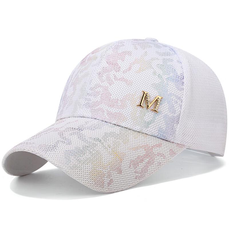 Модная дышащая летняя бейсболка с металлическим логотипом M