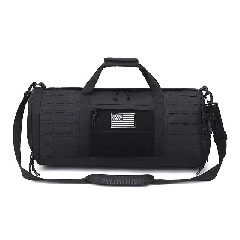 Unisex Large-Capacity Sports Shoulder Bag with Shoe Compartment - Gym, Travel, and Fitness Handbag