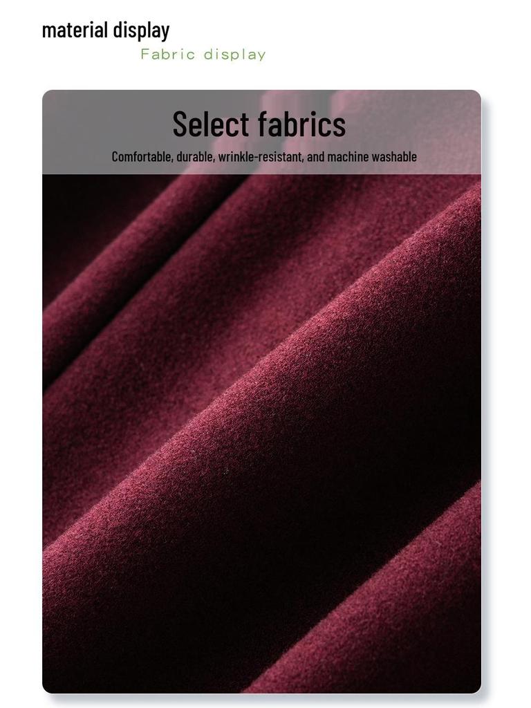 Gray High-Waisted Wool Wide-Leg Pants - Women's 2024 Autumn/Winter Collection