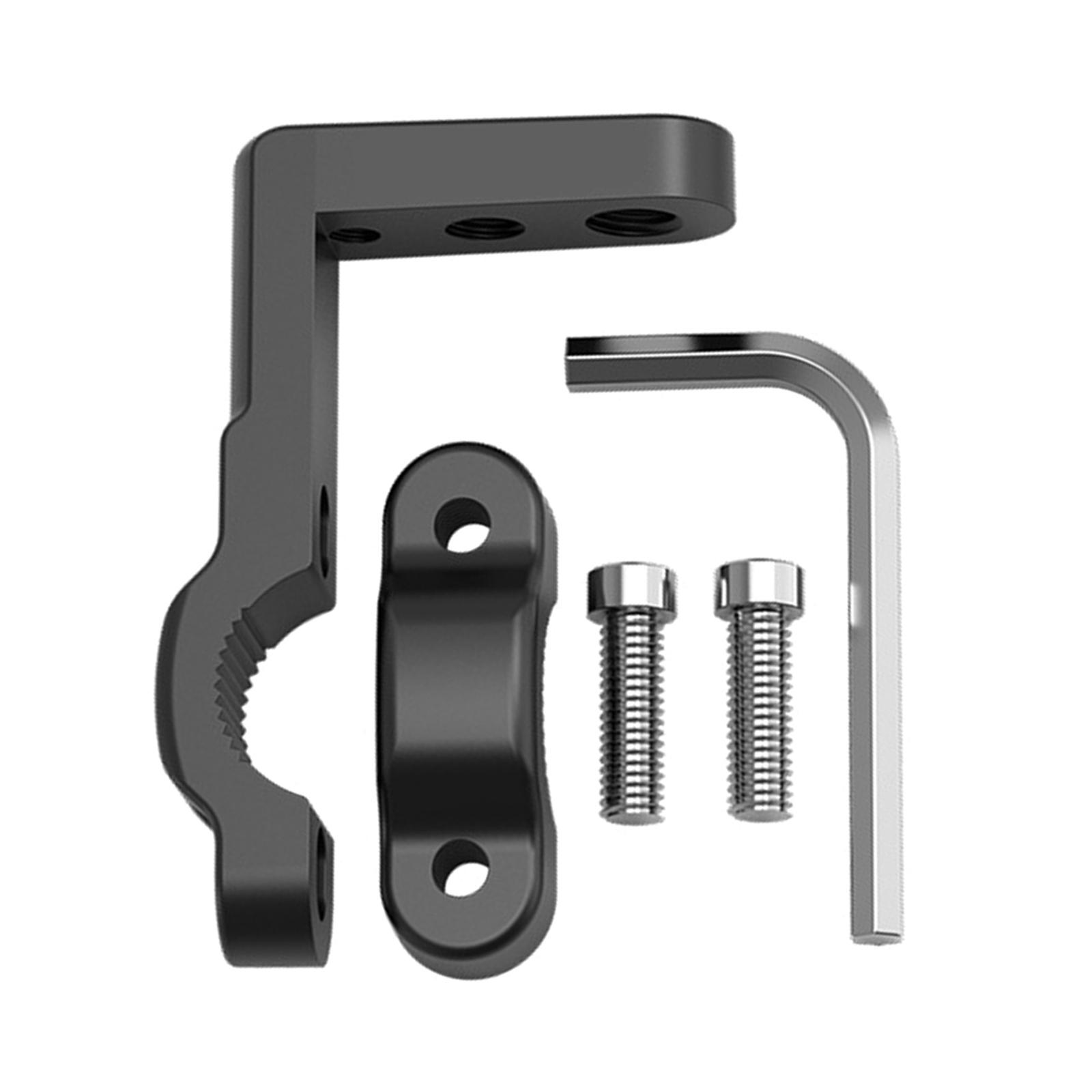 

Универсальный кронштейн для удлинения руля мотоцикла, устойчивый к ржавчине, для улучшения освещения и навигации чёрный