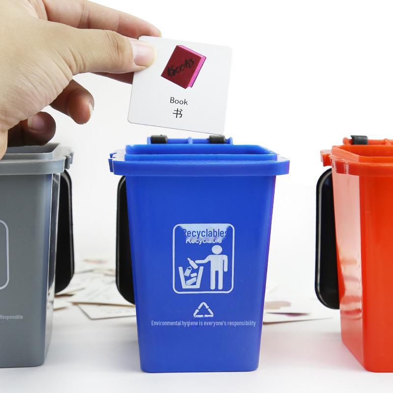 Gioco Educativo per Bambini sulla Classificazione dei Rifiuti - Giocattoli da Tavolo per l'Apprendimento Precoce