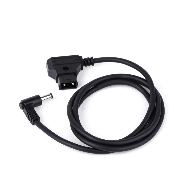 Power Tap D-Tap Male To Right Angle Dc 5.5X2.5Mm Power Cable For Rig Power V-Mount Anton, Camera Monitor Cord