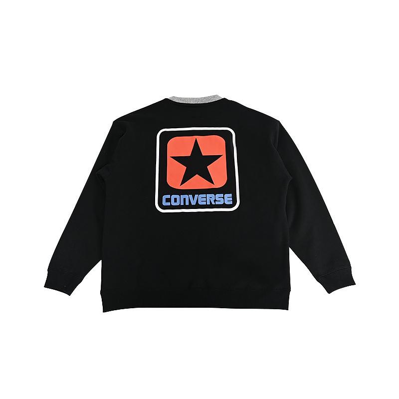 New Converse Loose Fit Ringer Crew Neck 10028407-A01