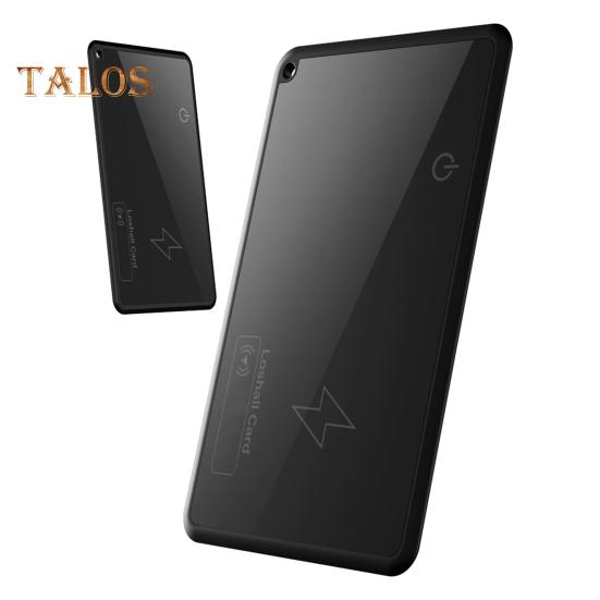 Bezdrátové nabíjení Peněženka Tracker Card Ultratenký design Přenosný GPS lokátor kompatibilní s Bluetooth Vodotěsný tenký vyhledávač předmětů