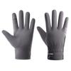 Gloves women's thin spring and autumn warm cold-proof piled thickened driving windproof elastic cotton mountaineering