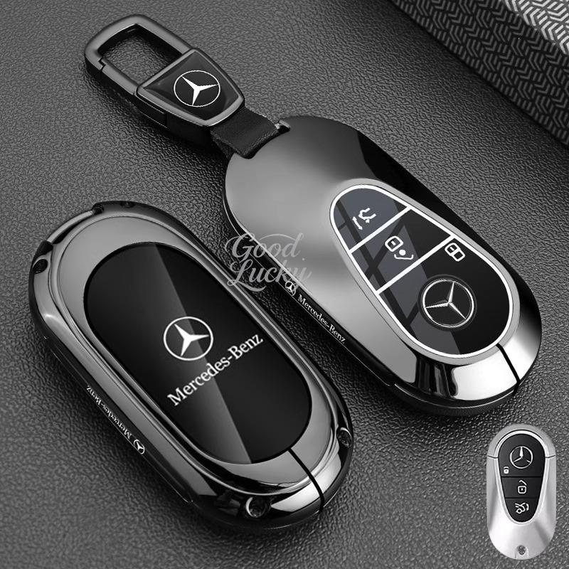 AABIB1 Car Smart Key Cover Case Remote Shell Fob Holder For Mercedes Benz C E S Class GLC W206 W223 W214 E300 C260 C300 S450 S500 S400