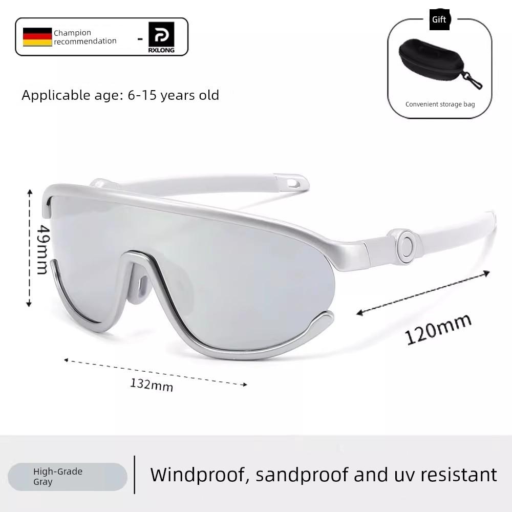Children's Sunglasses, Sunglasses, Goggles, Outdoor Sports Windproof and Uv-Resistant Cycling Glasses for Boys and Girls, Mountaineering Glasses