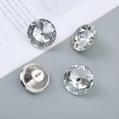 10ks 20mm Křišťálové Kamínkové Knoflíky Vhodné pro Čela Pohovek Nábytek Spony na Tašky DIY Dekorativní