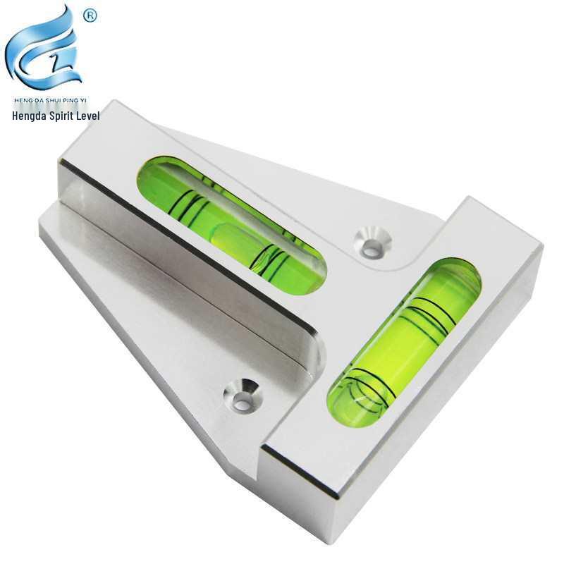 T-Shaped High-Precision All-Metal Spirit Level 7018 Portable Bubble Level Ruler