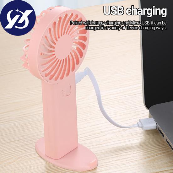 Tragbarer Ventilator, attraktive glatte Oberfläche, ABS, neuartiger geräuschloser Betrieb, wiederaufladbarer tragbarer Ventilator für den Außenbereich