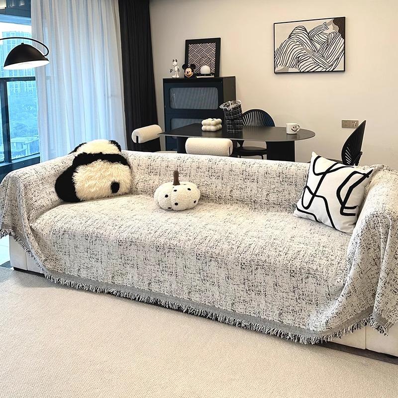 Sofa Cover Towel High Sense Sofa Cover Four Seasons Universal Sofa Towel Non-Slip Anti-Cat's Paw Pujiang Sofa Cover All Inclusive
