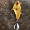 Long Spinnerbait - Artificial Hard with Single Hook, Rotating For, Trout, - Fishing Tackle