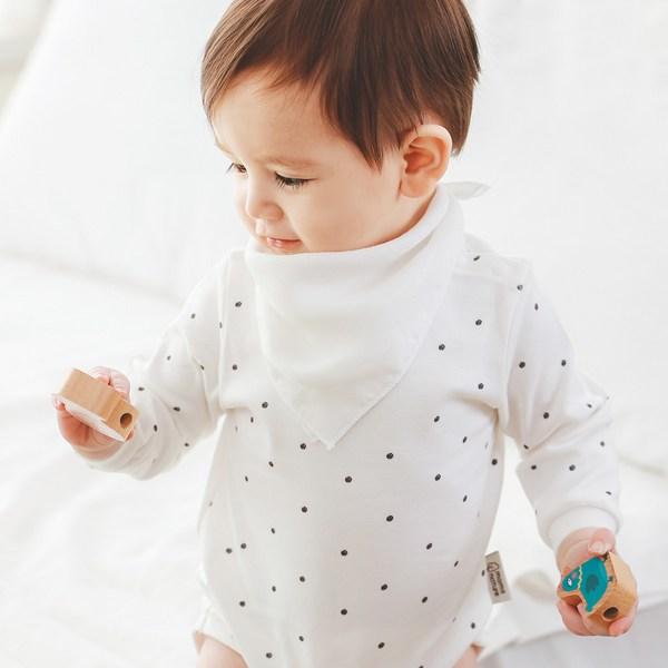 Dětský bambusový bambusový čtvercový gázový kapesník 10p, korejské kojenecké výrobky