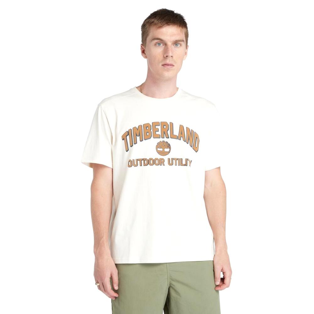 TIMBERLAND Men'S Graphic Short Sleeve White_Tb0A42T5Cr31