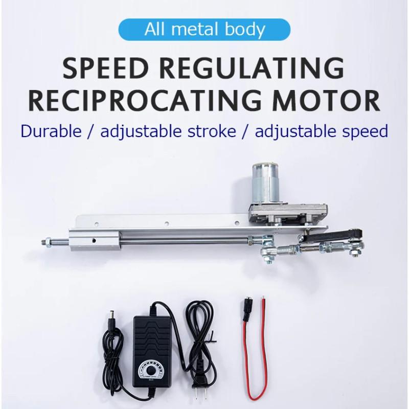 DC 12V Lineární aktuátor Nastavení zdvihu Teleskopický Mini lineární aktuátor Reciproční cyklus Lineární mechanismus Motor