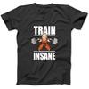 Train Insane Krillin Squat Gym Anime Bodybuilding Workout Tank Top Sweatshirt Hoodie Tanktop for Men Women Kids Black
