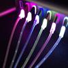 Fashion LED Micro USB Sync Data and Fast Charging Cable Ambilight Charger For Android Iphone