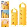 Organizer Storage Cabinet with Wheels Space Saving Multi-Layer Portable Cosmetic Rack