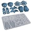 Halloween Earrings Pendants Silicone Mold Skull Pendant Epoxy Resin Molds for DIY Epoxy Resin Crafts Jewelry Making Accessories