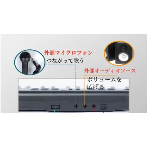 Portable 61-Key Digital Piano for Beginners with Smart Light Follow and Recording Function, Mini Keyboard for Kids, Multifunctional Digital Piano for