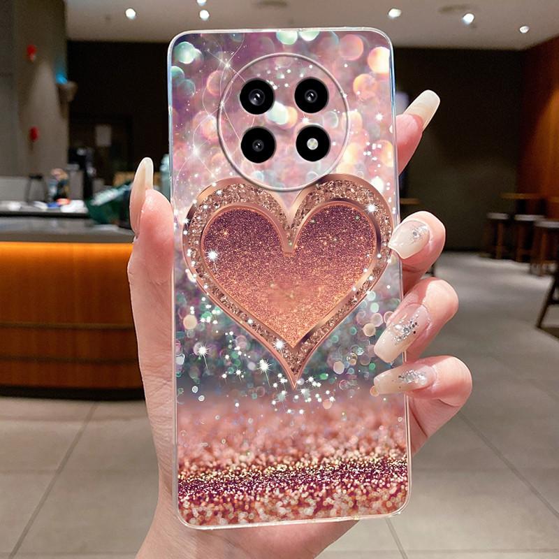 For Realme 13 Plus Phone Case Realme 13 Pro Plus Pro+ Protective Cases For Realme 13+ Flower Butterfly Soft Silicone TPU Cover