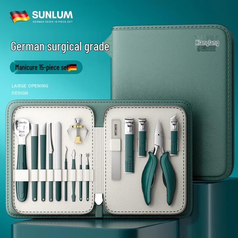 

Premium 15-Piece Nail Clipper & Pedicure Set