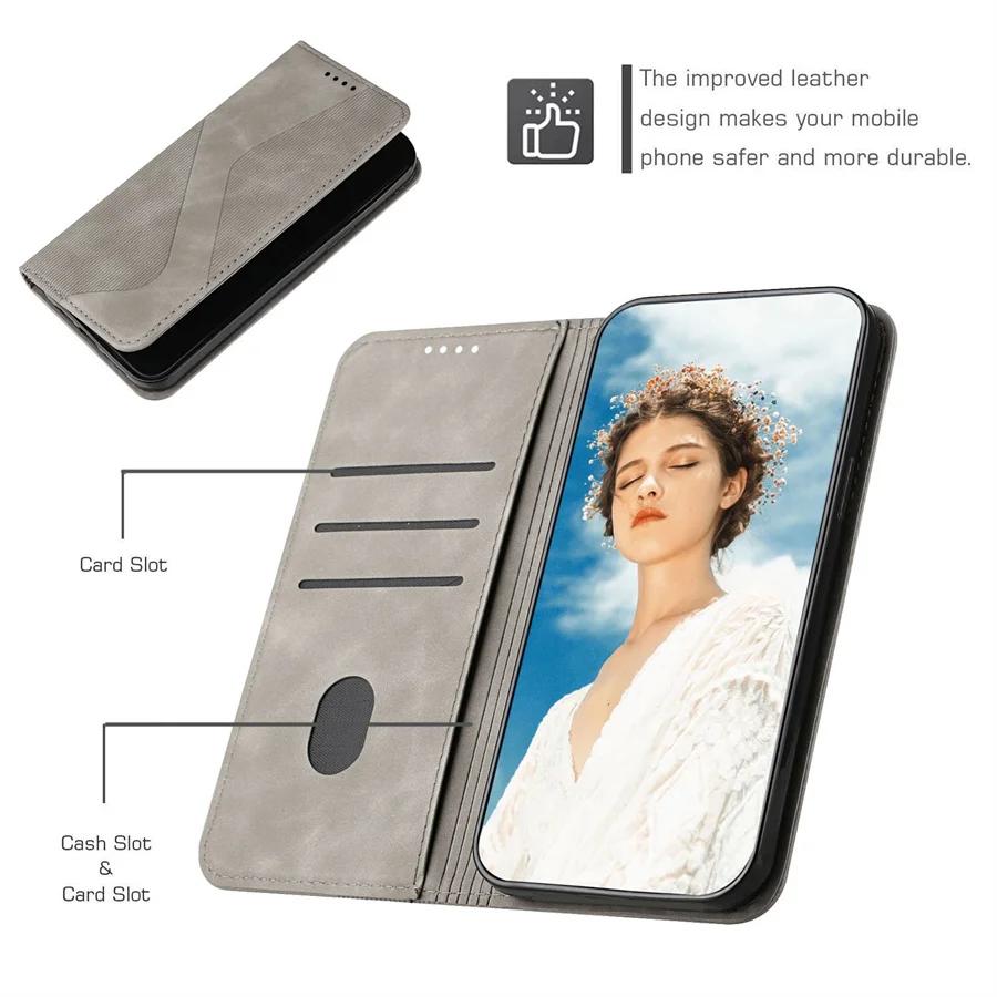 For Motorola Edge 50 Fusion 60 40 30 Neo 5G Magnetic Leather Wallet Case Moto X40 X30 S30 Pro Case Edge 20 Lite 50 Ultra Cover