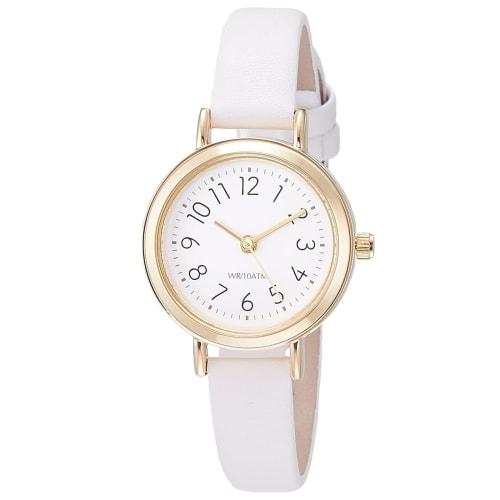 

Fieldwork Pluie Small Analog Watch, Waterproof, Leather Strap, ST246Z-1, Women s, White