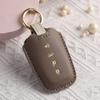 Customized High-end Car Key Cover Is Suitable for Shuanglong Car Special Key Bag Protective Case, Pure Handmade Leather