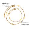 Tiny Heart Stainless Steel Anklet Gold Color Anti Fading Foot Anklets Bracelet Summer Beach Accessories Vintage Jewelry Gifts