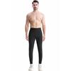 Men Sauna Sweat Pants, High‑Stretch Tummy Control Compression Leggings Workout Running Fitness Shaper Trousers