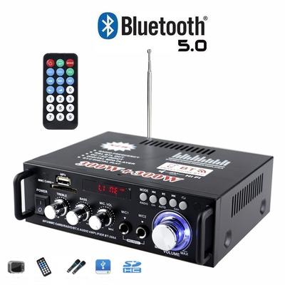 BT-298A Mini Portable Car Power Amplifier 12V Bluetooth HIFI Audio Amplifier Home Cinema Stereo Speaker 18X13.6X5.5CM