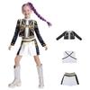 Kpop Kids Girls Hunters Rumi Mira Zoey Cosplay Costume Anime Hunters Carnival Costume Wig Suit Halloween Costume for Child