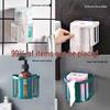 LIEI No-Drill Multifunctional Toilet Paper Holder