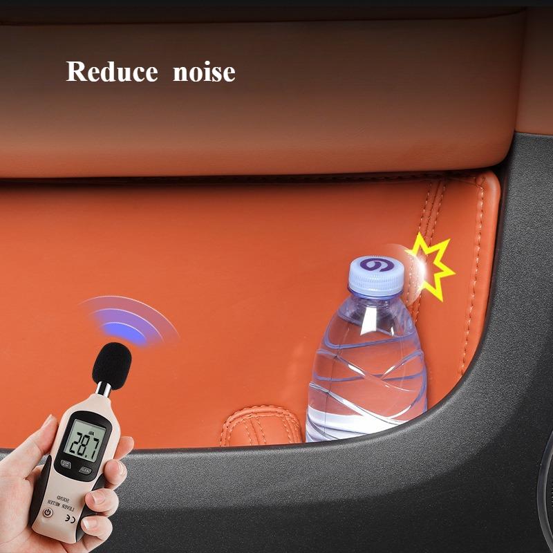 For LiXiang L6 L7 L8 L9 Car Door Slot Storage Pad Leather Door Groove Protective Mat Storage Barrel Interior Accessories