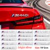 Glänzendes Schwarzes Heckklappen-Buchstabenabzeichen Für BMW M135i M240i M340i M340d M440i M550i M530i M760Li ABS M Logo Emblem Aufkleber Decal