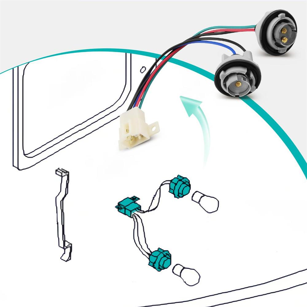 Brake Light Socket Wire Harness For Subaru Outback Legacy 2000-20002 2003 2004