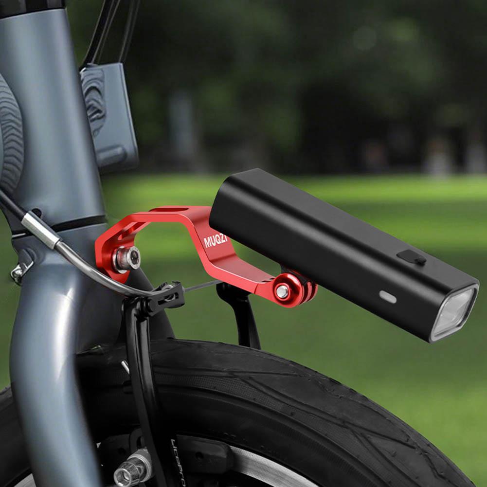 Bicycle Front Fork Light Holder Aluminum Alloy Bike Light Bracket for Sport Camera Flashlight Lamp Holder Bicycle Accessories