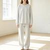 Women's Trendy Loose Drop Shoulder Hoodie & Wide Leg Sweatpants Set - Autumn/Winter Collection