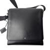 Used MONTBLANCShoulder Bag Black Leather Mens