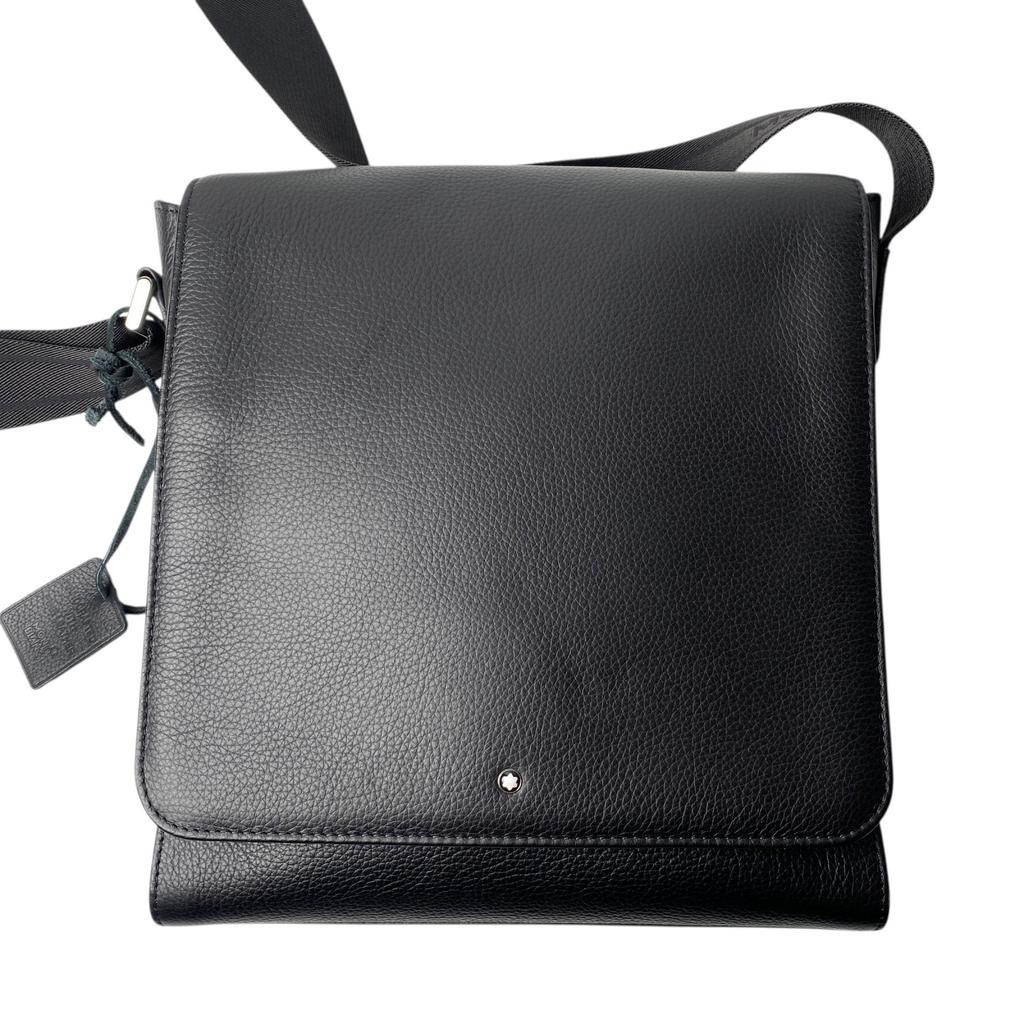 Used MONTBLANCShoulder Bag black leather mens