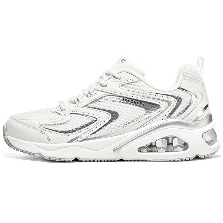 (WMNS) Skechers Tres-Air Uno Vision-airy White Silver Women s 177425-WSL EU 38