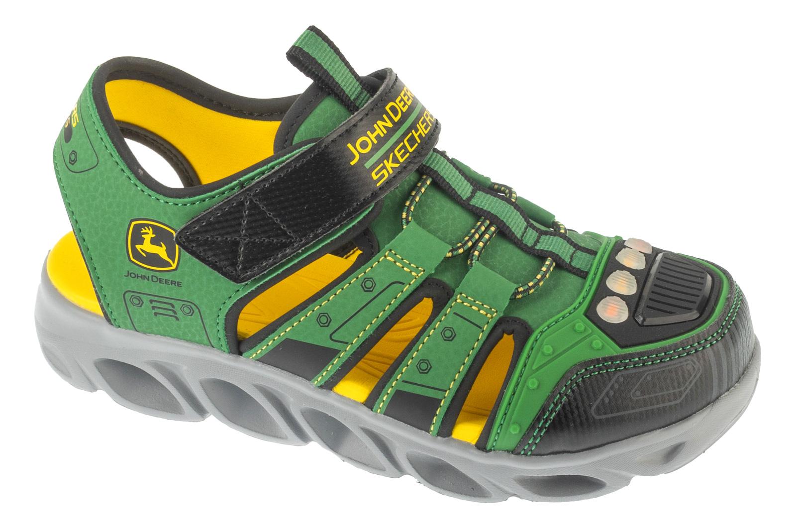 Skechers John Deere: Hypno-Splash - Traktor, für Jungen grüne Sandalen 33 grün
