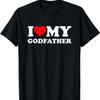 I Love My Godfather I Heart Family T-Shirt