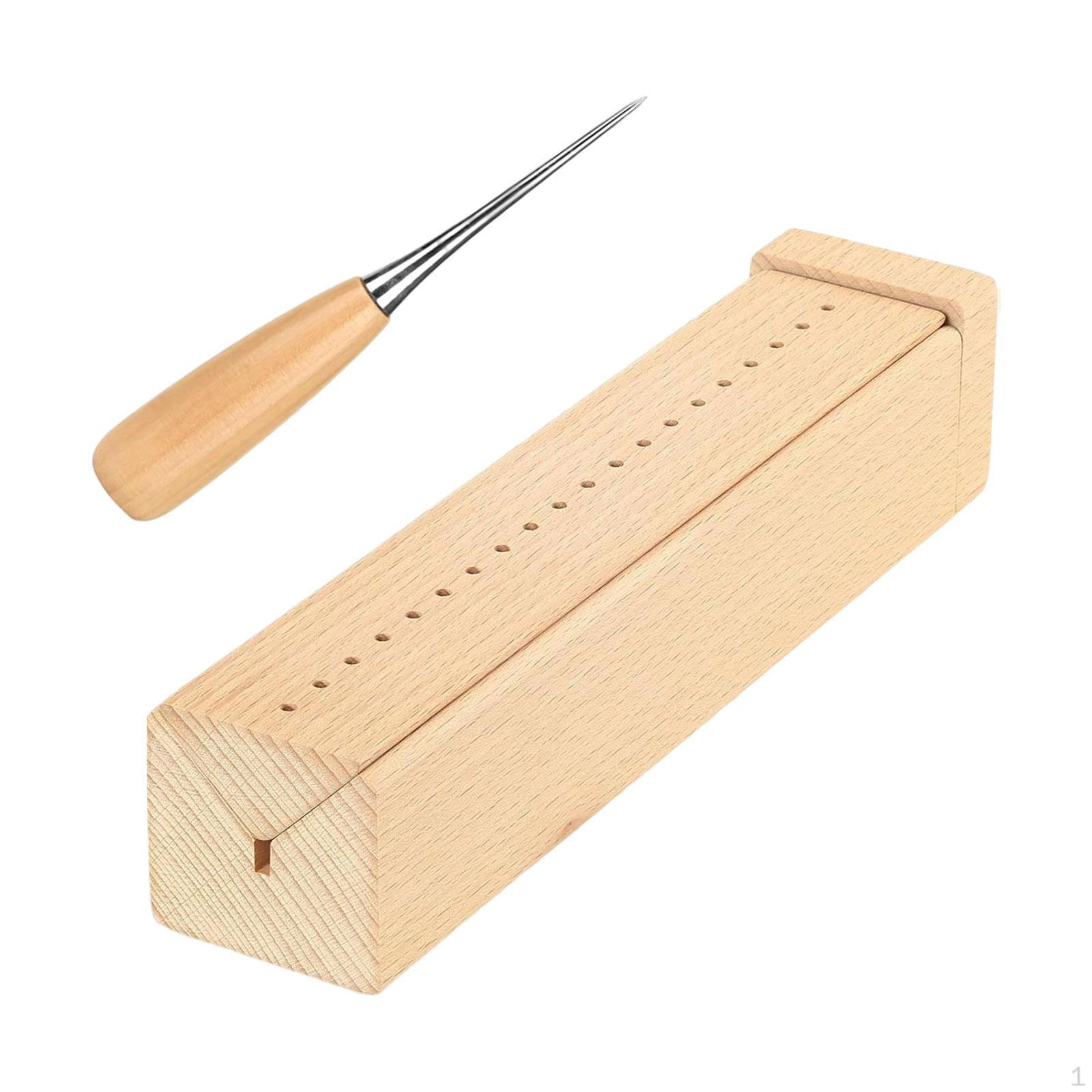 

Деревянная колыбель для переплета книг с шилом, портативная, с полированной гладкой поверхностью, для поделок своими руками,