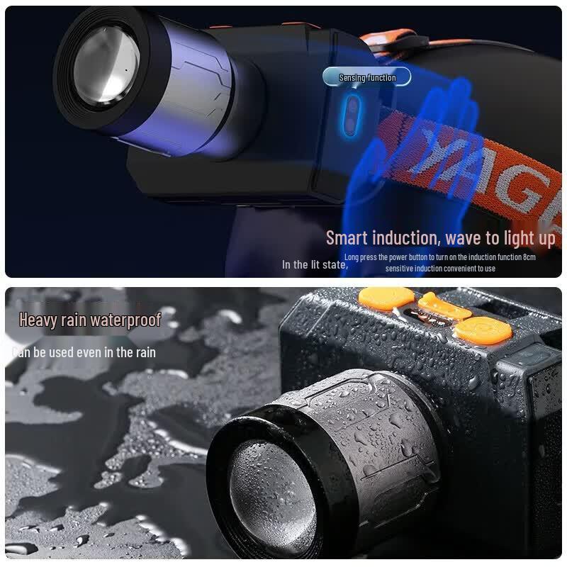 YAGE Rechargeable Outdoor LED Headlamp