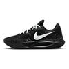 Nike Precision 6 Abrasion Resistant Slip Resistant Low top Basketball Shoes Men's Black White I07605-040 (Team1392-)