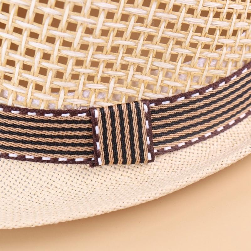 Casual Straw Sun Hat Fashionable & Protective Sun Hat Kids Straw Hat Wide Brim Sun Hat Breathable Hat Lightweight Hat