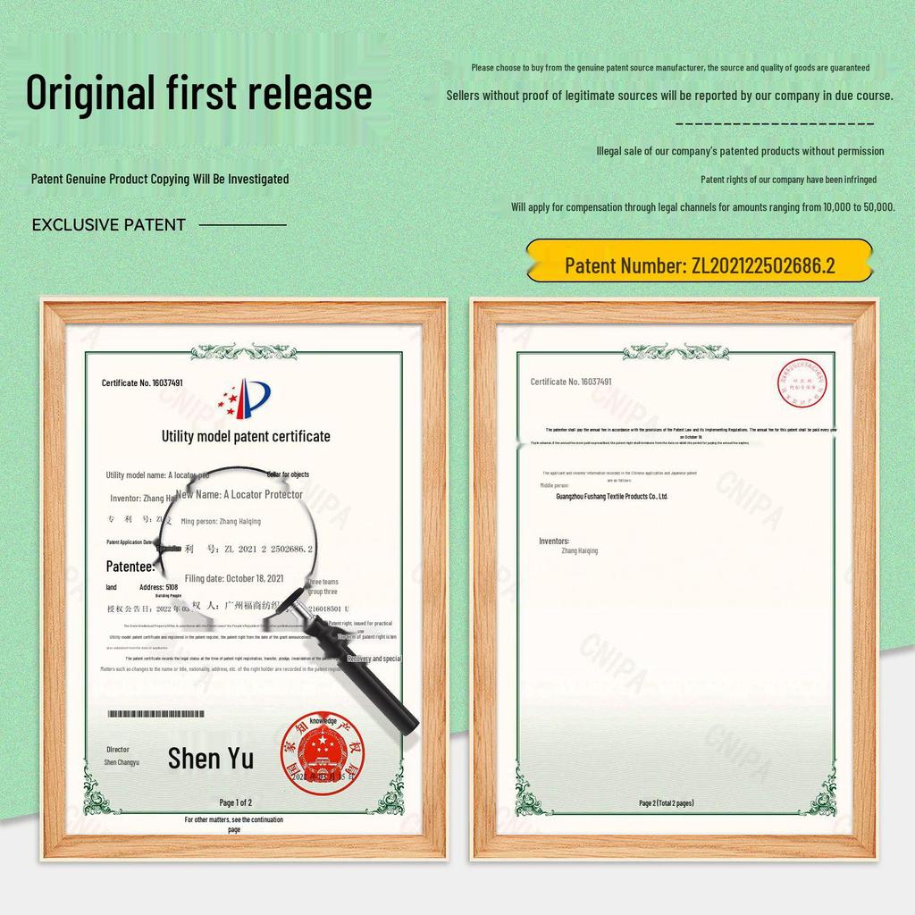 Airtag Pet Collar Cover: Anti-Lost Positioning Protective Dog Collar.